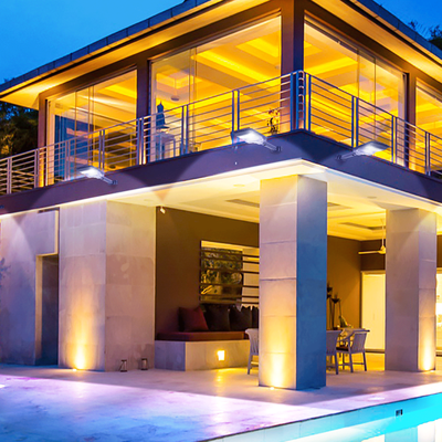 Farola solar led exterior 50w  con sensor movimiento y control remoto Aigostar